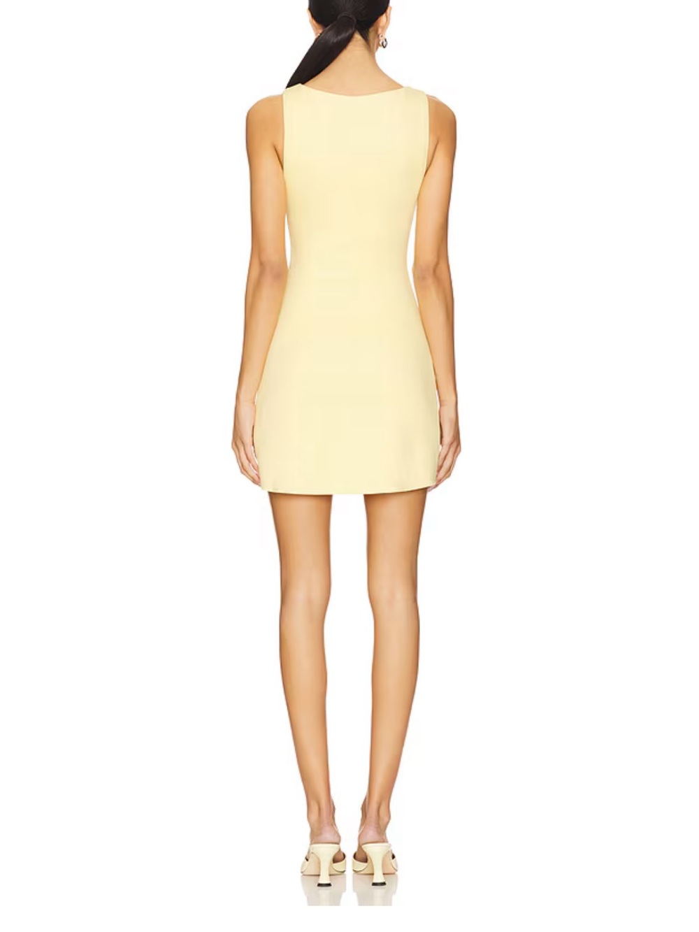 Lovers and Friends Butter Yellow Dress - Picture 3 of 4